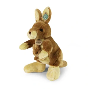 Plyšový klokan s mládětem